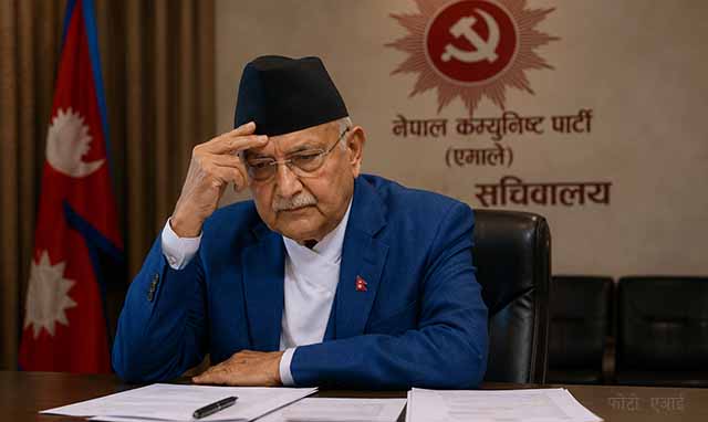 बादलले छोप्न खोजे ओलीको टाउको, पृथ्वी र विष्णुहरूले देखाइदिए खुट्टा