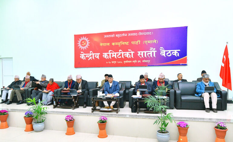 एमालेले पारित गर्यो २२ बुँदे प्रस्ताव