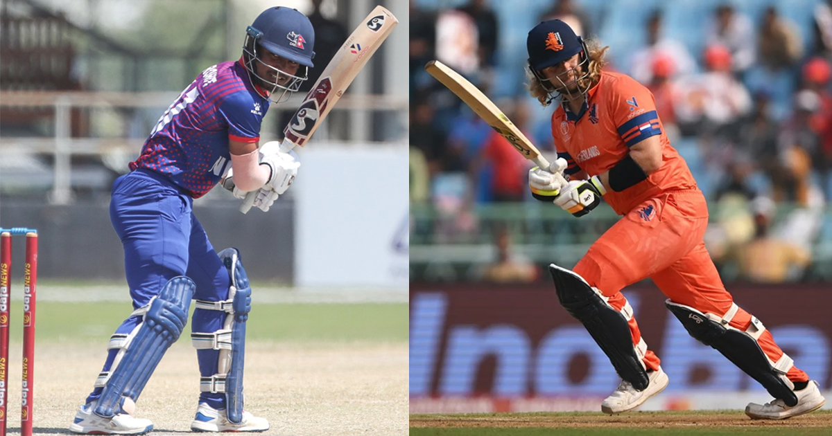 आईसीसी ट्वान्टी–२० विश्वकप आज नेपाल र नेदरल्याण्ड भिड्दै