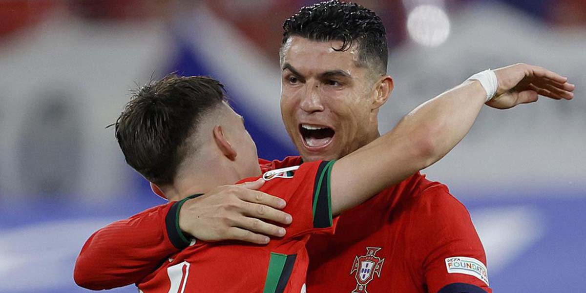 रोनाल्डोको कीर्तिमानी खेल, पोर्चुगलको जित