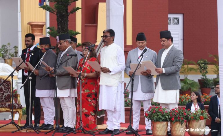 दलितविहीन ओली नेतृत्वको मन्त्रिपरिषद्