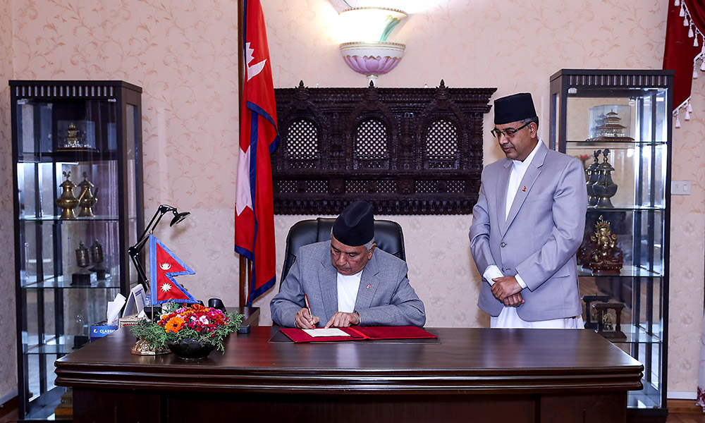 राष्ट्रपतिले गरे टीआरसी विधेयक प्रमाणीकरण