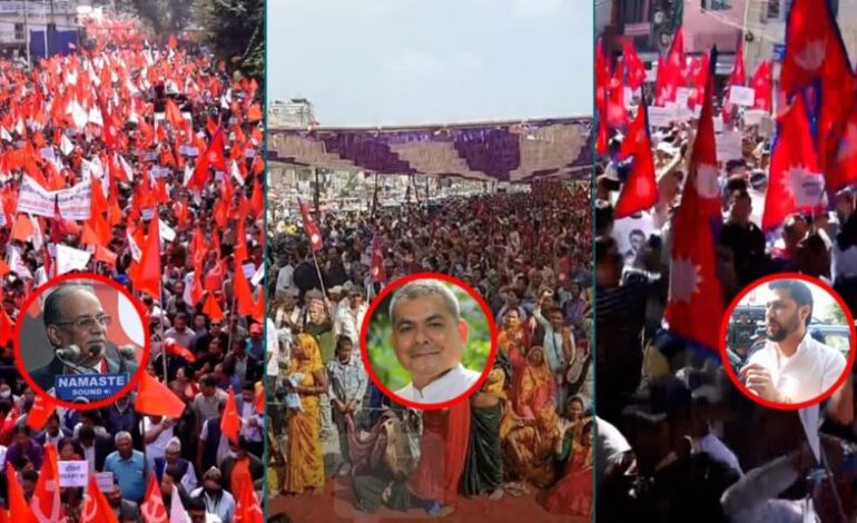 माओवादी र राश्वपाभन्दा प्रसाईको आमसभामा जनताको आकर्षण बढी