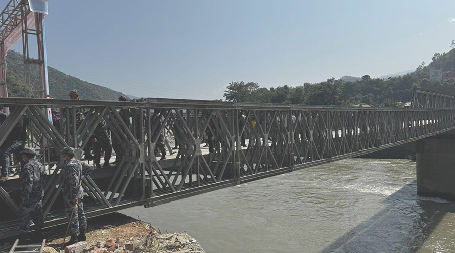 बेलिब्रिजले जोडियो खुर्कोट–रामेछाप