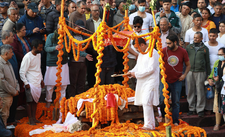 पूर्व सभामुख ढुंगानाकोअन्त्येष्टि राजकीय सम्मानका साथ