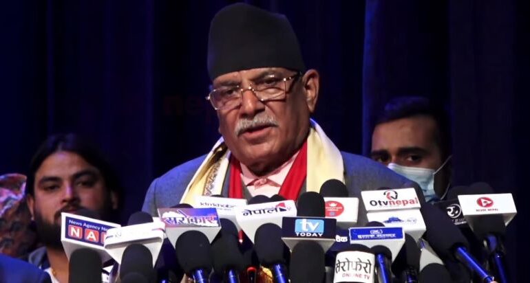 कसैको वैशाखी नटेकी नयाँ जनक्रान्तिका लागि अघि बढ्ने प्रचण्डको उदघोष