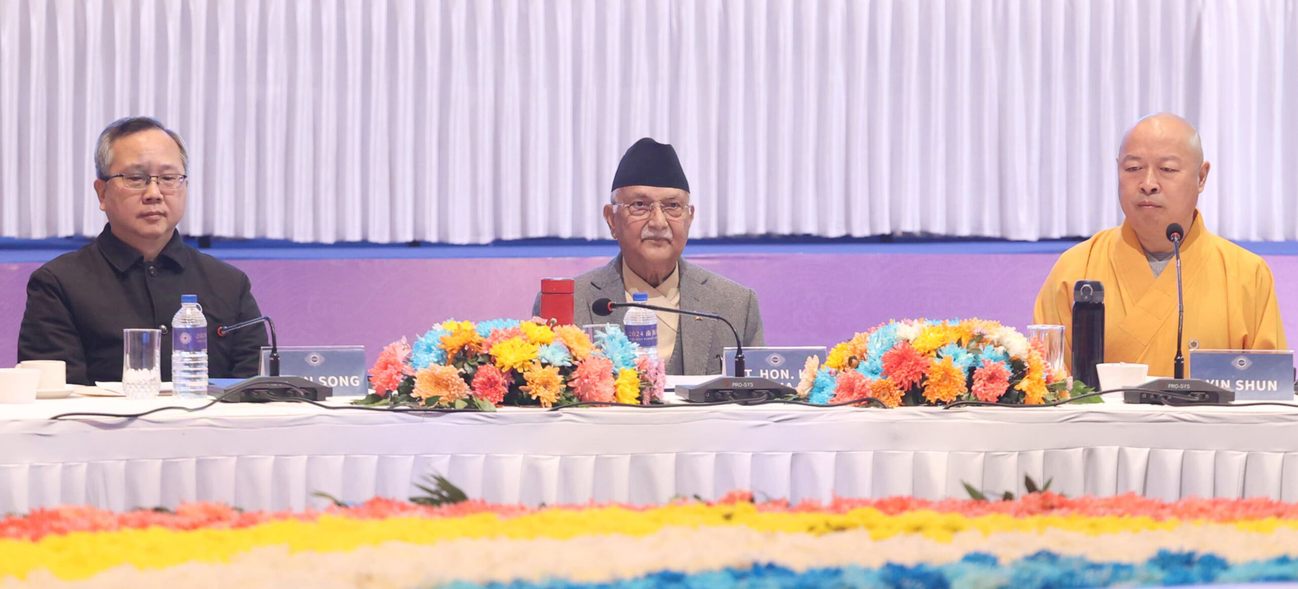 नेपाल र चीनबीचको सम्बन्धमा बौद्ध धर्म एक चम्किलो धागो बनेर रहेको छ : प्रधानमन्त्री