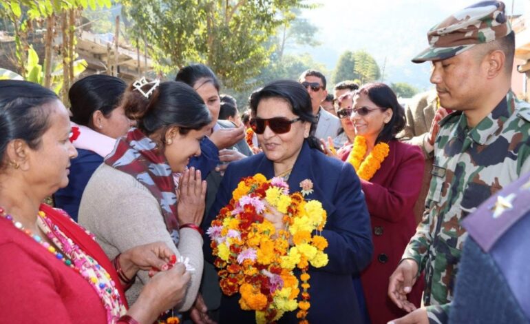 पूर्वराष्ट्रपति भण्डारीले पोखराबाट दिइन एमालेको सक्रिय राजनीतिकमा फर्किने संकेत