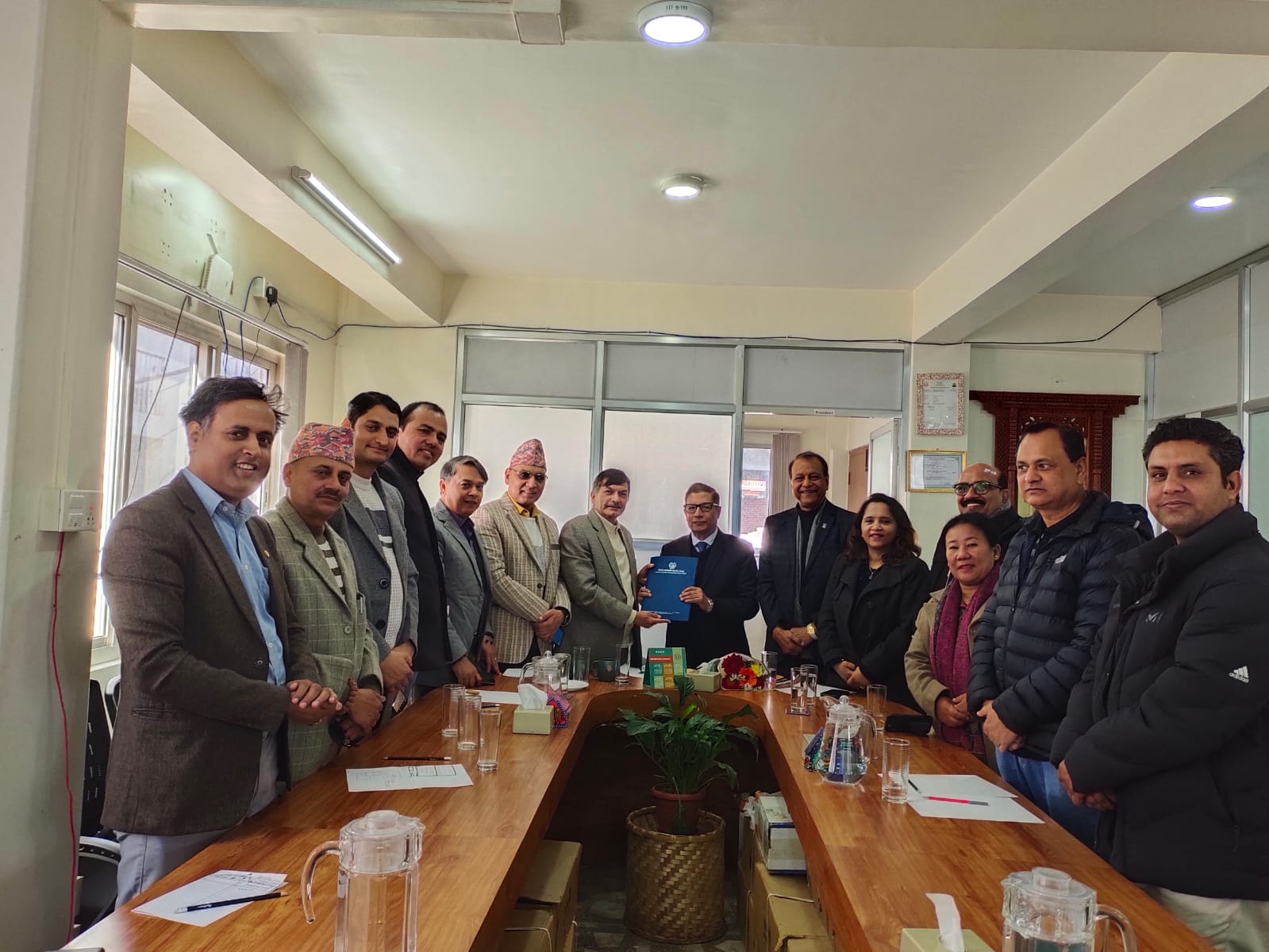 निर्यात व्यवसायी महासंघ र भारतका लागि नेपाली राजदुत बीच छलफल