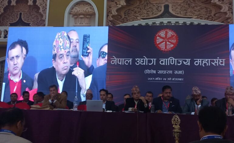 उद्योग बाणिज्य महासंघको विधान संसोधन अब अध्यक्ष प्रत्यक्ष निर्वाचनबाट
