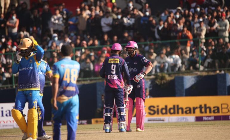 नेपाल प्रिमियर लिगः कर्णाली याक्सलाई हराउँदै जनकपुर बोल्ट्स बिजयी