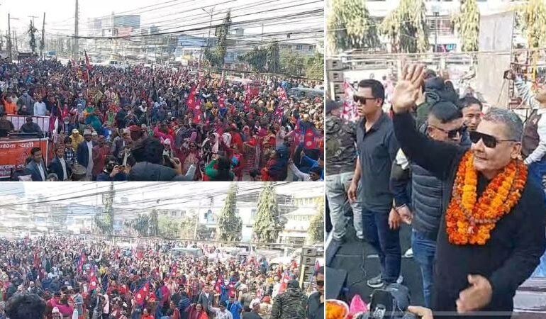 जनताले लठीलिएर देश लुट्ने लुटरा खेदाउने दिन नजिकै आयो : प्रसाई