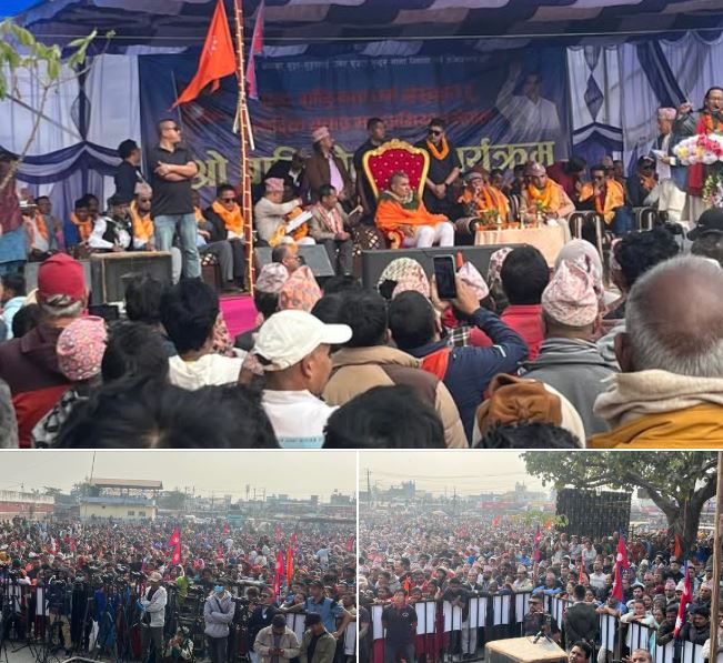 ओलीको गृहजिल्लामा प्रसाईको शक्ति प्रदर्शन, ‘जनता मरेको हेर्न नसकेर राजनीतिमा होमिए’