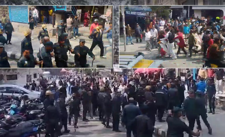 कोटिहोमको भूमिपूजा नगरप्रहरीले रोक्न खोज्दा पोखरामा झडप, केही घाइते