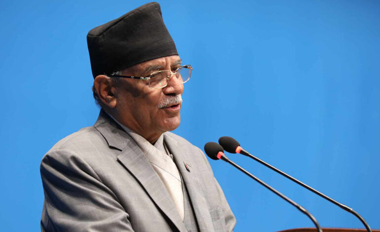 सत्ताधारीले नै टेबल नबझाउने कस्तो खालको तीति तथा कार्यक्रम हो: प्रचण्ड