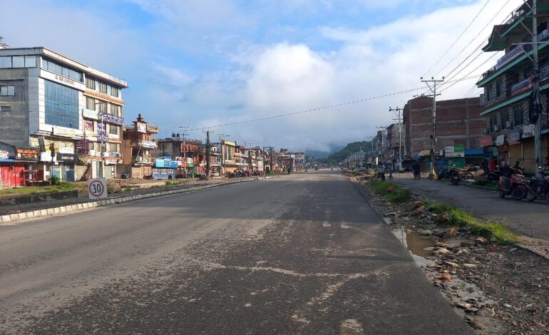 राइड सेयरिङको विरोधमा गण्डकी प्रदेशमा यातायात ठप्प