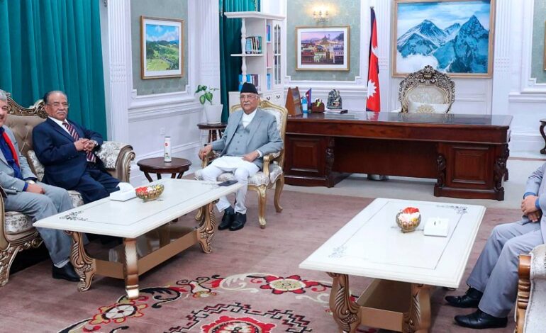 सत्यनिरुपण र मेलमिलाप प्रक्रियामा गति दिन अग्नी खरेल सक्रिय, शीर्ष नेताहरूको बाक्लो भेटघाट सुरु