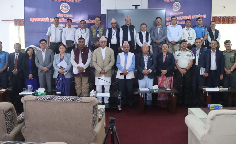 कोशी सरकारको रणनीति– विपद् बीमादेखि ४ हजार परिवारलाई बस्तील दिने