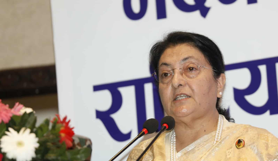 पूर्व राष्ट्रपति भण्डारी एमालेमा पुनः सक्रिय भएको घोषणा