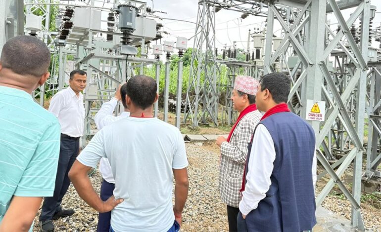 प्राधिकरणका कार्यकारी निर्देशक शाक्य अनुगमनमा पुग्दा चनौली केन्द्रका प्रमुख सम्र्पकविहिन