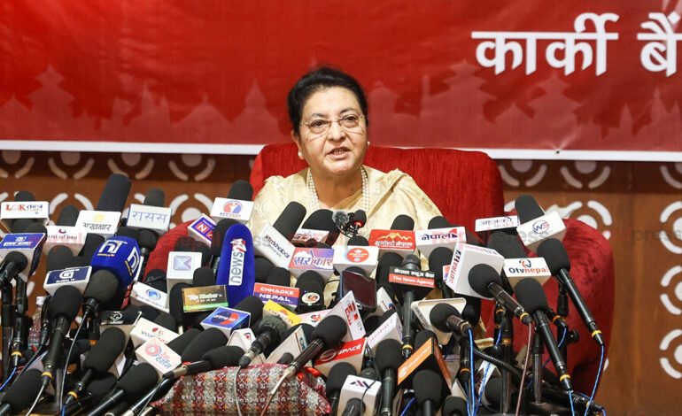 ३५ वर्ष भइसकेको मेरो सदस्य कसैले मन लाग्दा फ्याल्न मिल्दैनः भण्डारीको प्रष्टोक्ति