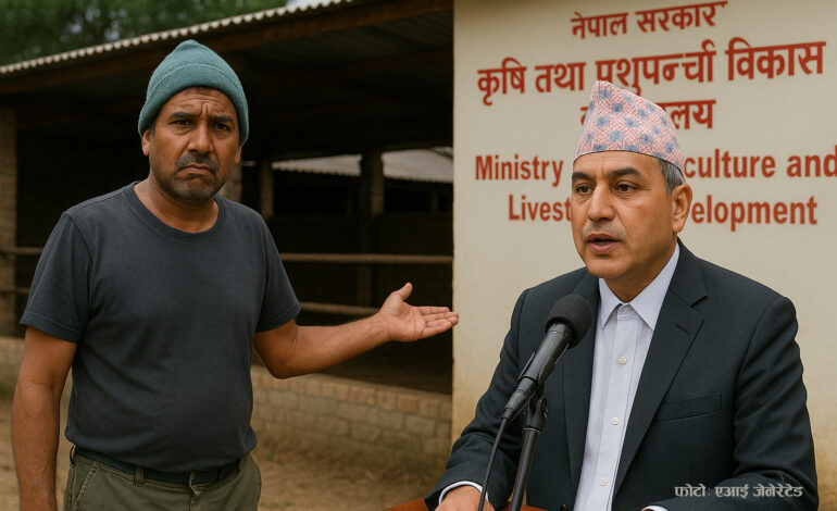 पहुँचका आधारमा करोडमाथि अनुदान खाएर कृषि पेसा नगर्नेमाथि कारवाही गर्दै कृषि मन्त्री अधिकारी