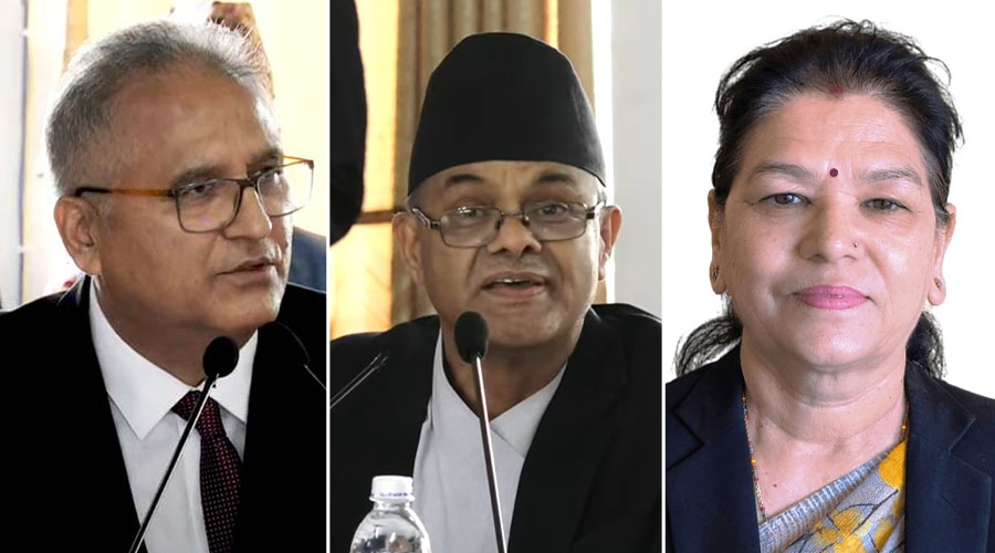 सर्वोच्चमा ३ जना न्यायाधीश नियुक्त