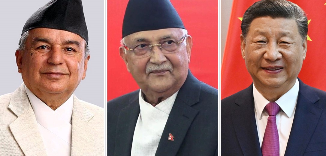 राष्ट्रपतिद्वारा अस्वीकार गरेको चीन भ्रमण सीसँग भेट्ने निश्चित भएपछि मात्र ओली तयार