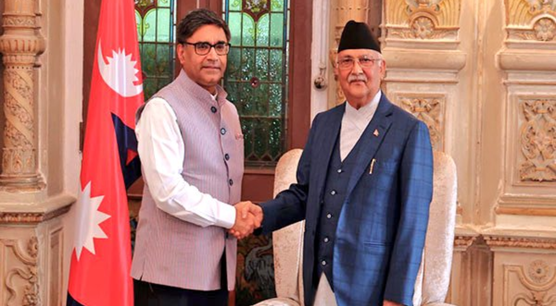 प्रधानमन्त्री ओलीलाई मोदीको निम्तो लिएर भारतीय विदेश सचिव काठमाडौं आउँदै