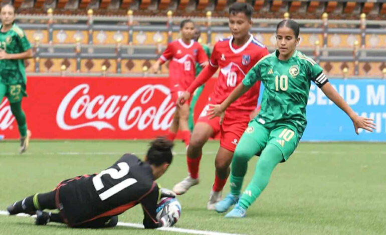 यू–२० महिला एसियन कप छनोटमा साउदीमाथि नेपालको जित