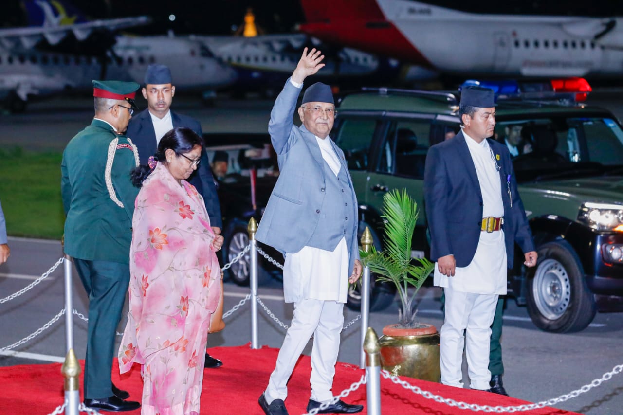 भूपरिवेष्ठित विकासशील देशको सम्मेलनमा सहभागि हुन ओली तुर्कमेनिस्तान पुगे