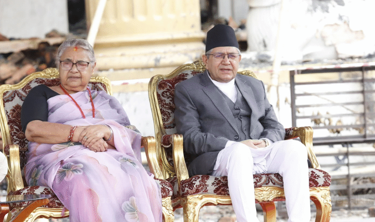 सभामुख घिमिरे पहिलो पटक शपथ समारोहमा