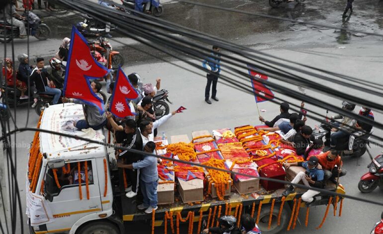 जेनजी आन्दोलनमा ज्यान गुमाएकाको शवयात्रा