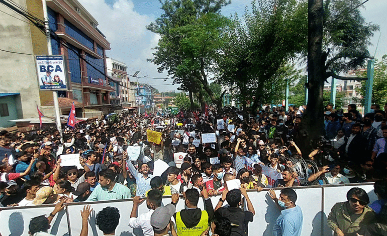 जेनजी प्रदर्शनमा राजनीतिकका भ्रातृसंस्थालाई ‘नो इन्ट्री’