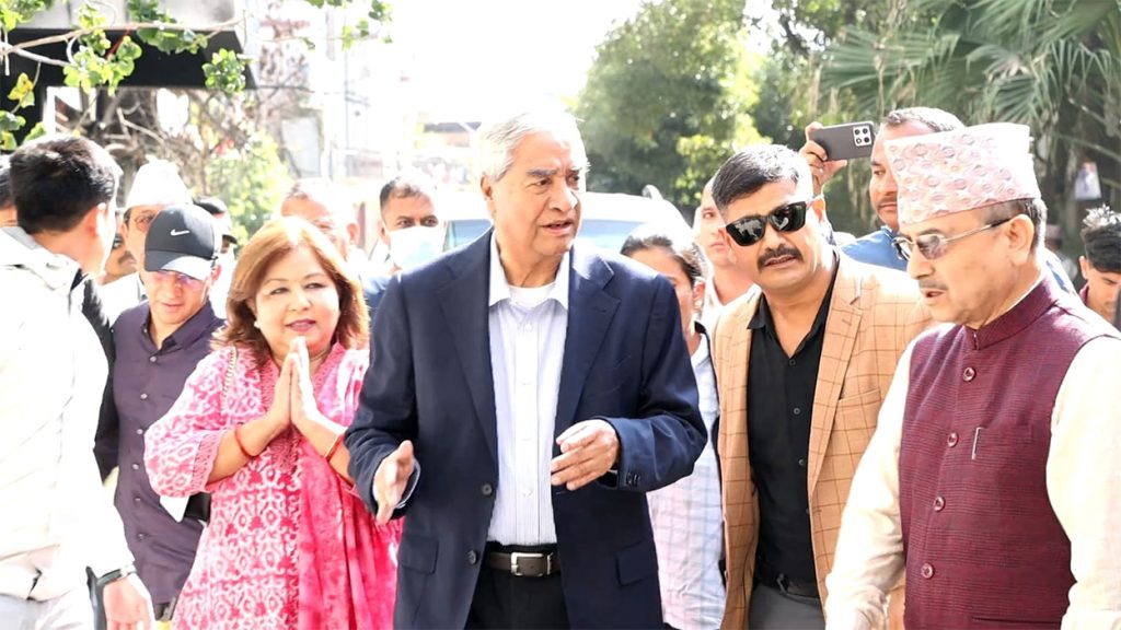 जेनजी आन्दोलनपछि पहिलोपटक देउवा सार्वजनिक