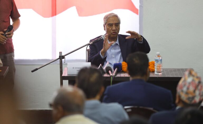 महाधिवेशनबाट पार्टी नेतृत्व विधिवत रूपमा हस्तान्त्रण गर्न देउवा तयार
