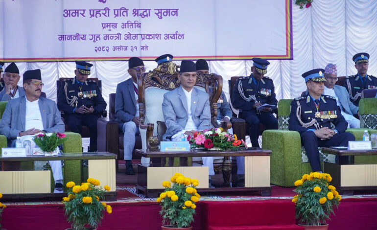 सीमित स्रोत साधनमा काम गरिरहेका प्रहरीलाई आन्दोलनले क्षति भयो: गृहमन्त्री