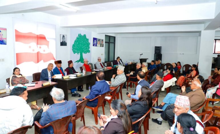 कांग्रेस संस्थापन पक्ष चुनावअघि महाधिवेशन नगर्ने, थापा र शर्मालाई चुनौती