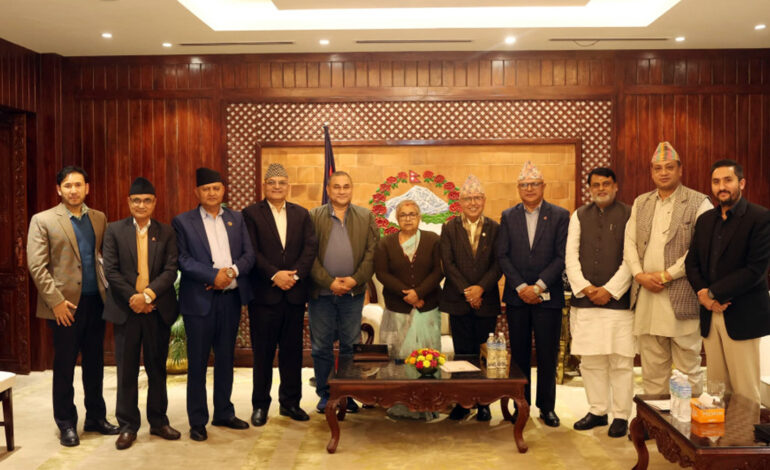 प्रधानमन्त्री र सातै प्रदेशका मुख्यमन्त्रीहरु विच छलफल