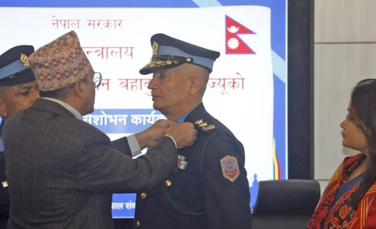 प्रहरी महानिरीक्षक कार्कीले लगाए दज्र्यानी चिह्न