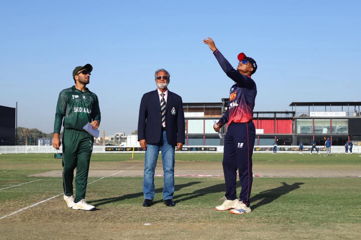 यु–१९ प्रिमियर कपः साउदी अरेबियाविरुद्ध पहिला फिल्डिङमा नेपाल