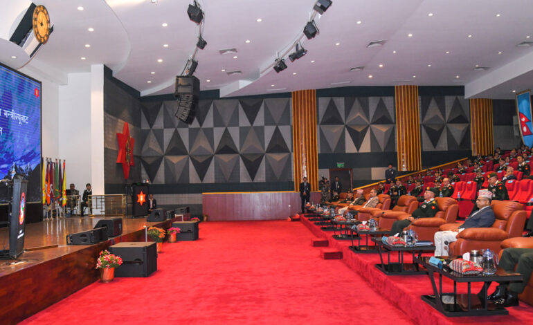 जंगी अड्डामा प्रधानमन्त्री कार्कीको सम्बोधन, सुरक्षाबारे ३ निर्देशन