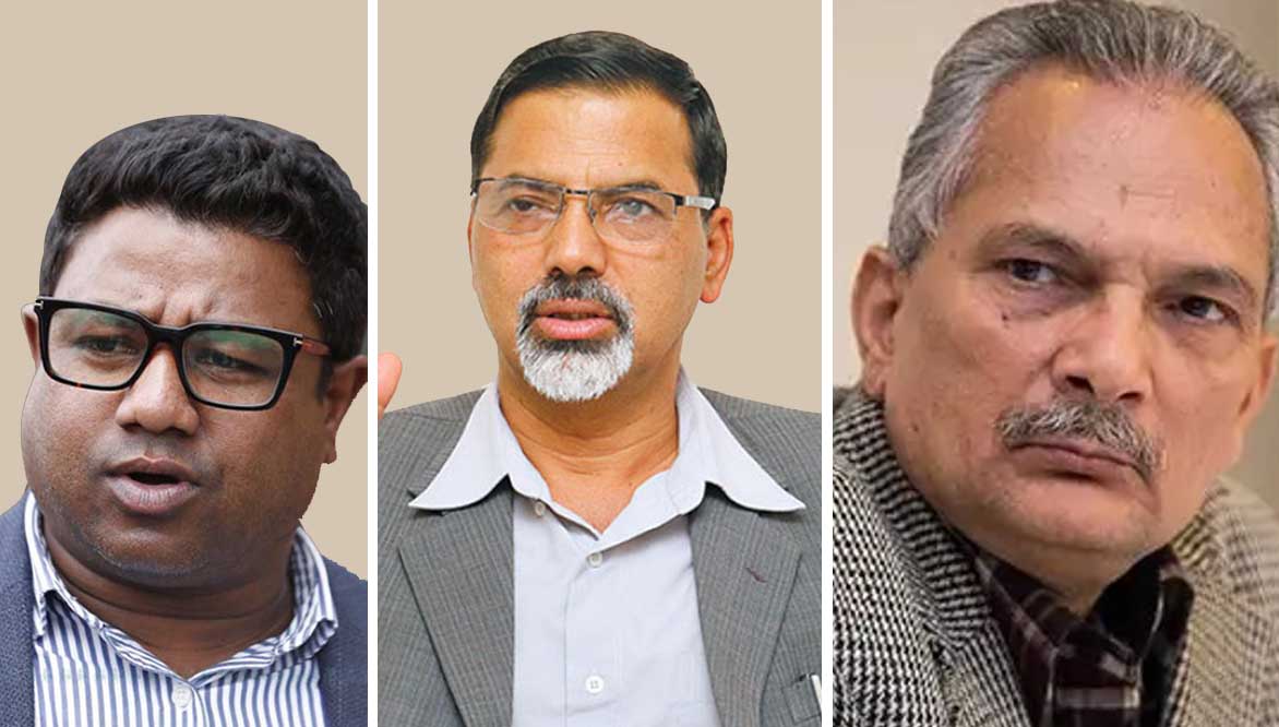 बाबुराम, जनार्दन र सन्तोष एकै ठाउँमा