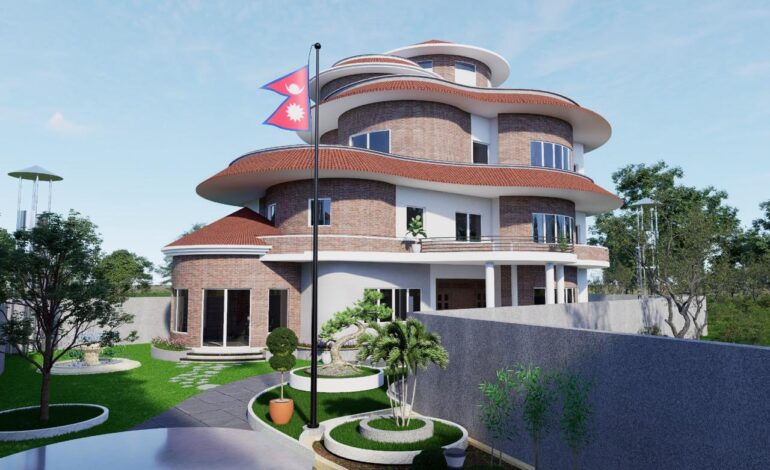 राधिकाले गुण्डुमा ओली कुटीको सिलान्यास गरिन