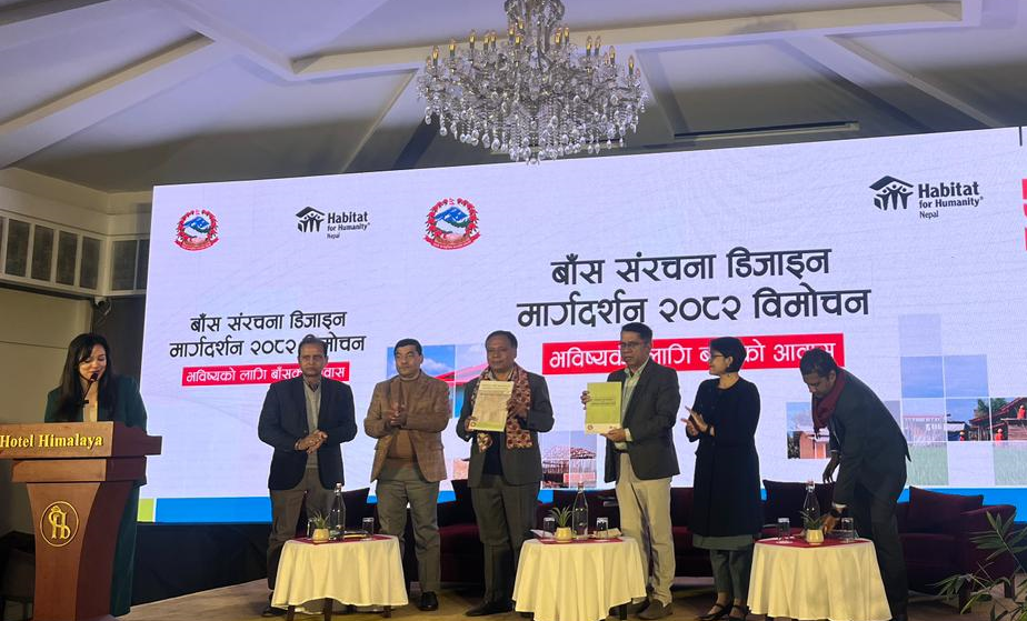 भूकम्पको जोखिम कम हुने बाँसको घर बनाउन सरकारले नै जारी गर्यो मार्गदर्शन,