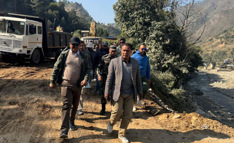 बीपी राजमार्गको पुनर्निर्माण धमाधम अवलोकनका लागि पुगे कुलमान