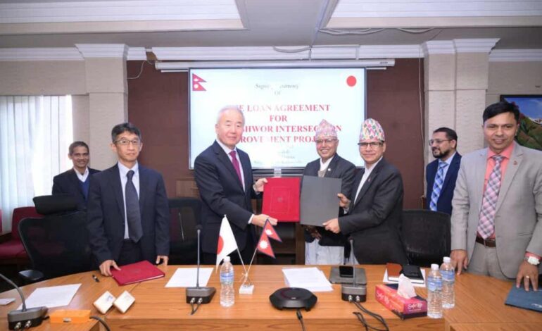 कोटेश्वरमा अन्डरपास र फ्लाई ओभर बनाउन ३१.७६ अर्ब ऋण सम्झौता, ब्याजदर ०.२ प्रतिशत