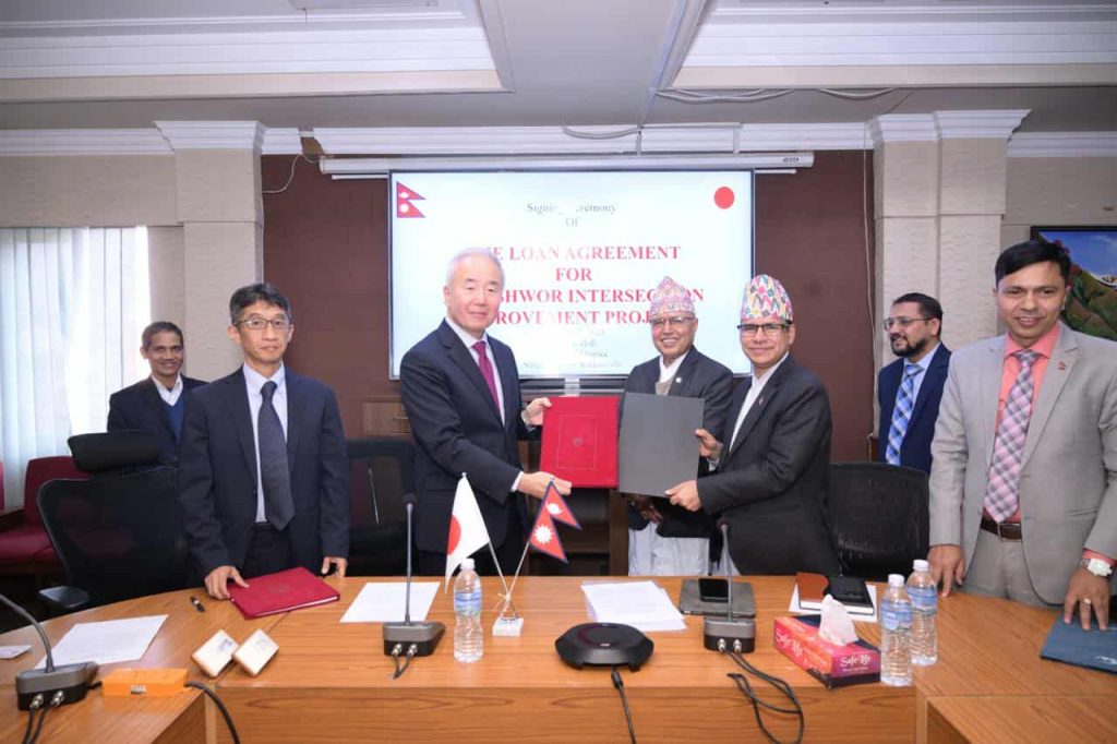 कोटेश्वरमा अन्डरपास र फ्लाई ओभर बनाउन ३१.७६ अर्ब ऋण सम्झौता, ब्याजदर ०.२ प्रतिशत