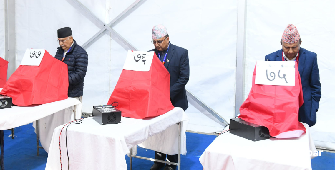 नेकपा एमाले महाधिवेशनः पदाधिकारीको मत पछिल्लो मतपरिणाम