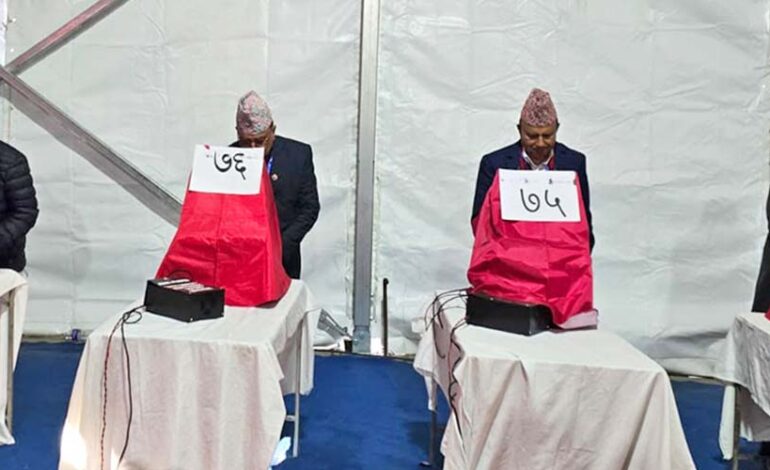 नेकपा एमाले महाधिवेशनः मतदान सकियो नतिजा आउन केही समय लाग्ने